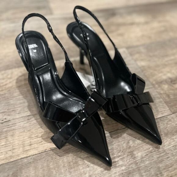 ZARA Pointed Toe Slingbacks NWT LAST ONE!!! - Picture 10 of 16